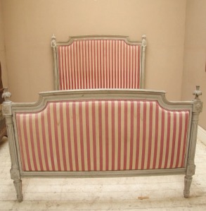 Louis XVI upholstered bed